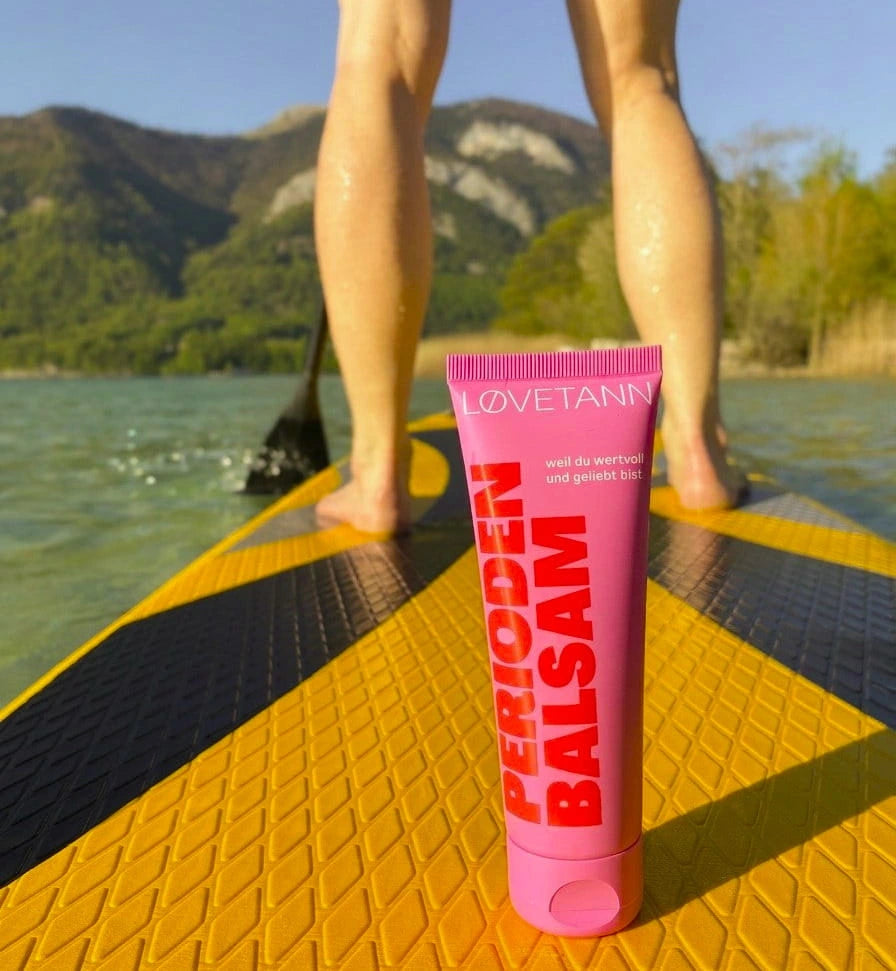 Lovetann Periodenbalsam creme SUP Sport aktiv